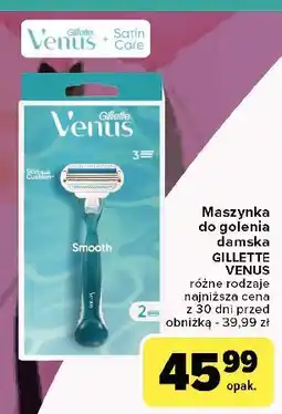 Carrefour Maszynka do golenia + 2 wkłady Gillette Simply Venus oferta