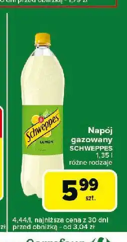 Carrefour Express Napój lemon Schweppes oferta