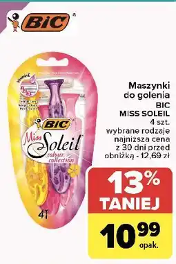 Carrefour Maszynka do golenia Bic Miss Soleil Colour Collection oferta