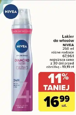 Carrefour Lakier do włosów Nivea Diamond Gloss Care oferta