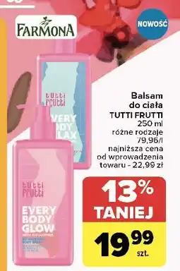 Carrefour Balsam do ciała every body relax Tutti Frutti oferta