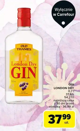 Carrefour Gin Old Thames oferta