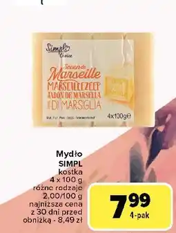 Carrefour Mydło marsylskie Simpl oferta