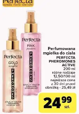 Carrefour Mgiełka rozświetlająca pink passion Perfecta Pheromones Active oferta