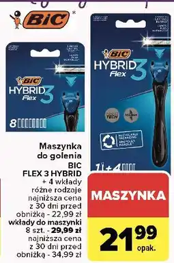 Carrefour Wkłady do maszynki Bic Flex 3 Hybrid oferta