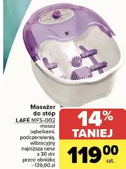 Carrefour Masażer stóp mfs 002 biało-fioletowy Lafe oferta