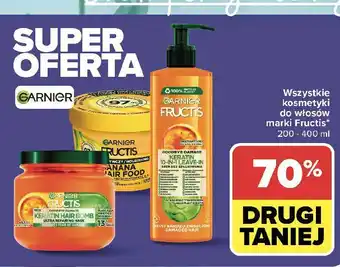 Carrefour Maska do włosów banana Garnier Fructis Hair Food oferta