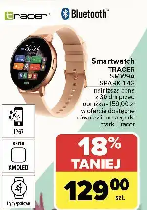 Carrefour Smartwatch smw9a spark Tracer oferta