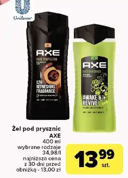 Carrefour Żel pod prysznic Axe Anti Hangover oferta