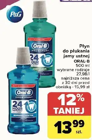 Carrefour Płukanka do ust kompleksowa ochrona Oral-B Pro-Expert oferta