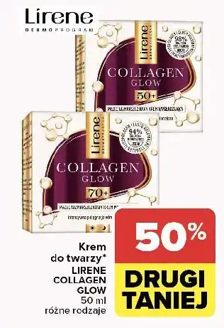 Carrefour Przeciwzmarszczkowy krem naprawczy 70+ Lirene Collagen Glow oferta