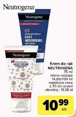 Carrefour Krem do rąk skoncentrowany Neutrogena Formuła Norweska oferta