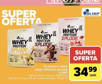 Carrefour Białko truskawka Olimp Protein Xplode oferta