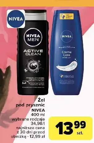 Carrefour Żel pod prysznic Nivea Creme Care oferta