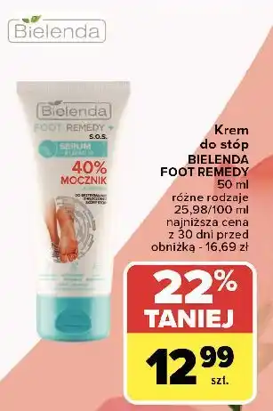 Carrefour Krem do stóp antyperspiracyjny Bielenda Foot Remedy+ oferta