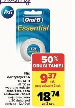 Carrefour Nić dentystyczna 50 m Oral-B Essential Floss oferta