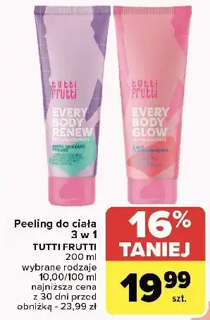 Carrefour Peeling do ciała every body glow Farmona Tutti Frutti oferta