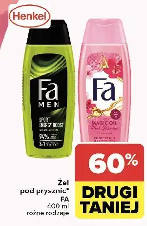 Carrefour Żel pod prysznic Fa Men Sport Energy Boost oferta