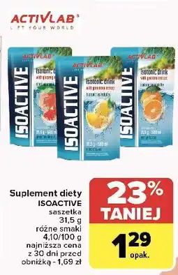 Carrefour Isoactive cytryna Activlab oferta