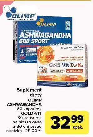 Carrefour Kapsułki wzmacniające Olimp Labs Gold-Vit D3+K2 oferta