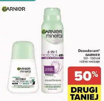 Carrefour Dezodorant invisible protection Garnier Mineral oferta