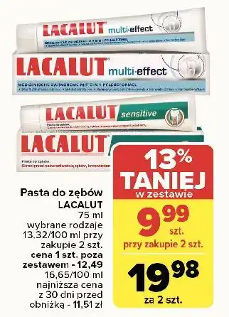 Carrefour Pasta do zębów Lacalut Sensitive oferta