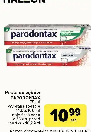 Carrefour Pasta do zębów Parodontax Fluoride oferta