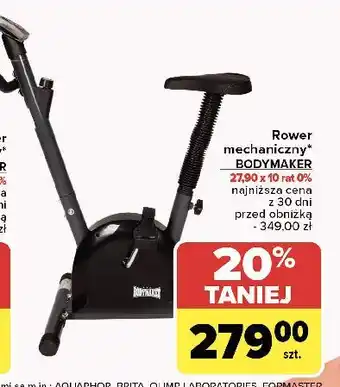 Carrefour Rower treningowy mechaniczny Bodymaker oferta