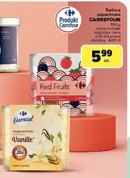 Carrefour Świeca zapachowa wanilia Carrefour oferta