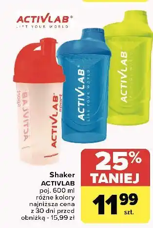 Carrefour Shaker killer schocking blue 600 ml Activlab oferta