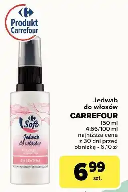 Carrefour Jedwab do włosów z kreatyną Carrefour Soft oferta