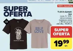 Carrefour T-shirt damski rozm. s-xxl Tex oferta