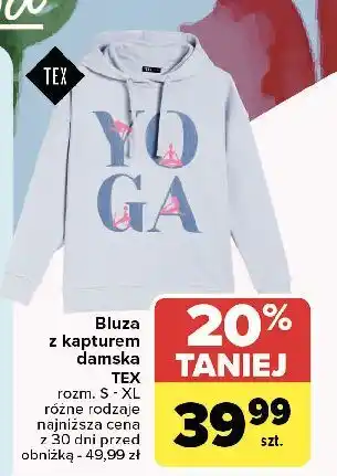 Carrefour Bluza damska s-xl Tex oferta