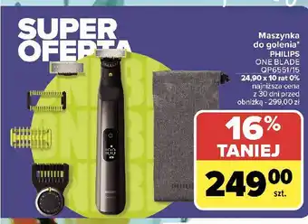 Carrefour Golarka hybrydowa qp6551/15 Philips Oneblade oferta