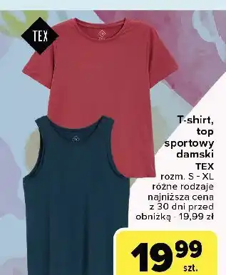 Carrefour T-shirt sportowy damski Tex oferta