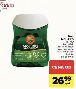 Carrefour Kapsułki z tranem Moller's Forte oferta