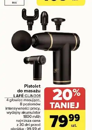 Carrefour Pistolet do masażu gun001 Lafe oferta