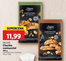 Lidl Ciastka cantuccini z pistacjami Deluxe oferta