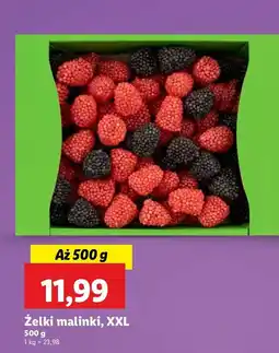 Lidl Żelki malinki oferta