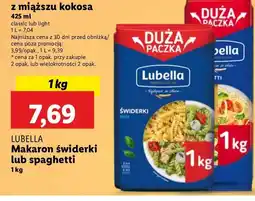 Lidl Makaron świderki Lubella makaron oferta