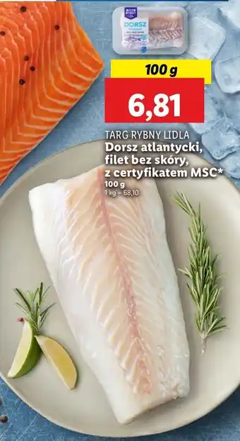 Lidl Dorsz atlantycki - filety bez skóry Rybny targ lidla oferta