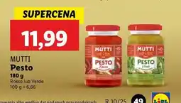 Lidl Pesto rosso Mutti oferta