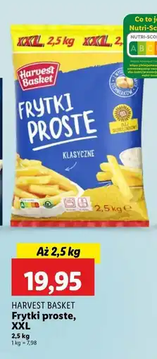 Lidl Frytki proste Harvest basket Harvest basket1 oferta