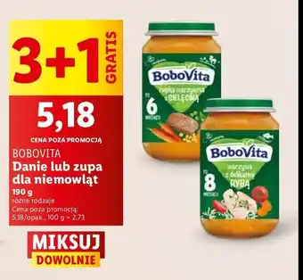 Lidl Zupka warzywna z cielęciną Bobovita oferta