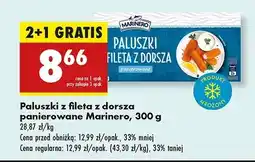 Biedronka Paluszki z fileta z dorsza panierowane Marinero oferta