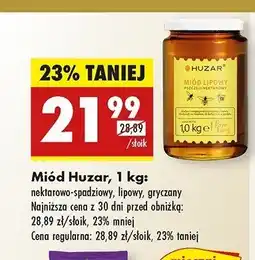 Biedronka Miód nektarowo-spadziowy Huzar oferta