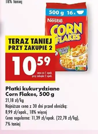 Biedronka Płatki śniadaniowe Nestle corn flakes Corn flakes (nestle) oferta