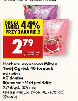 Biedronka Herbata owocowa dzika róża Twój ogród oferta