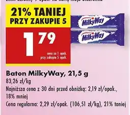 Biedronka Baton Milky way oferta