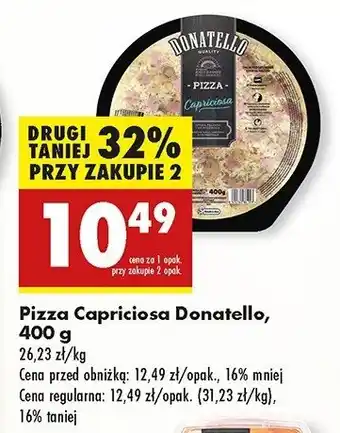 Biedronka Pizza capriciosa Donatello pizza oferta